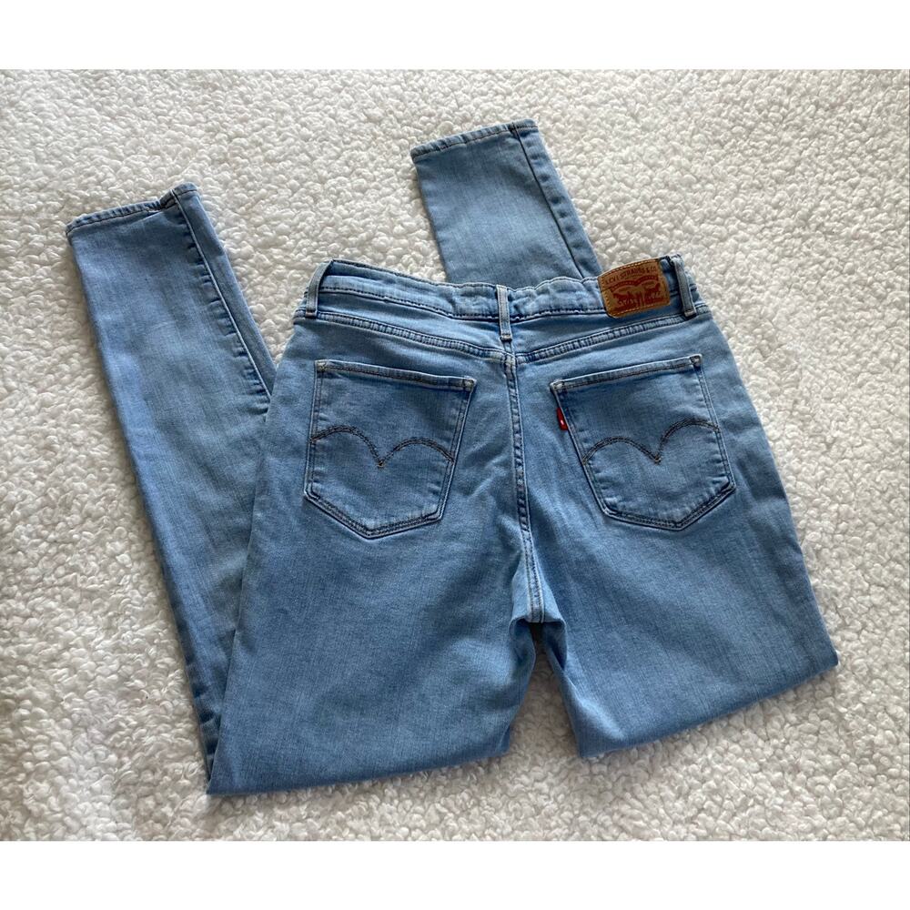 Levi's 721 High Rise Skinny Jeans women's W31 L30, blue light denim, no flawsb - Picture 2 of 9